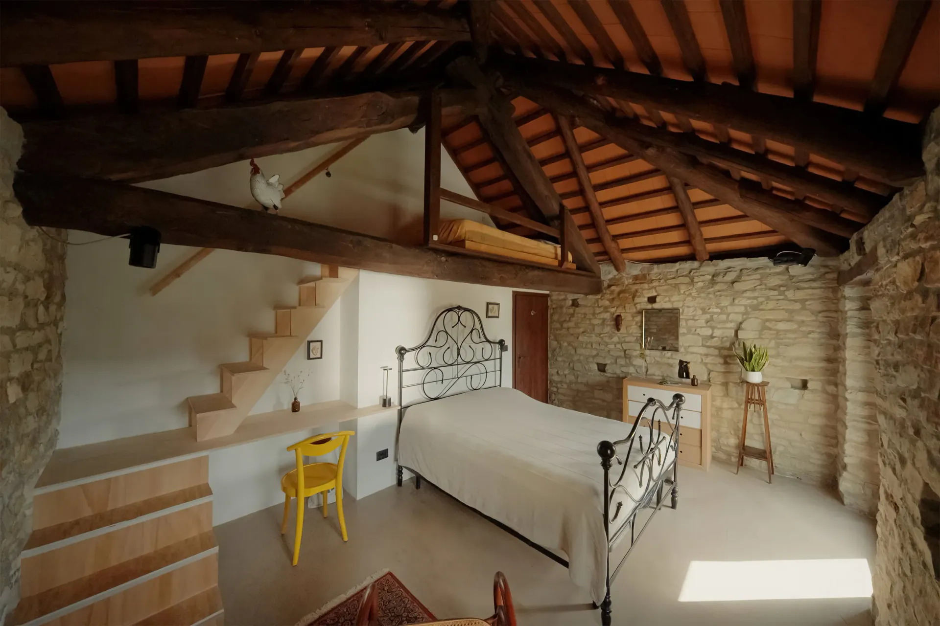 Cortile courtyard view